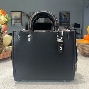 Coach Rogue 20 Black Glovetanned Leather